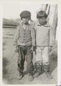 Image: Two Eskimo [Inuit] school boys